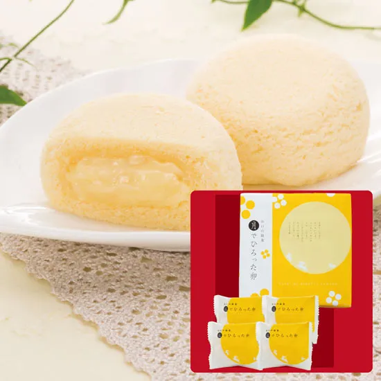 あさひ製菓月でひろった卵