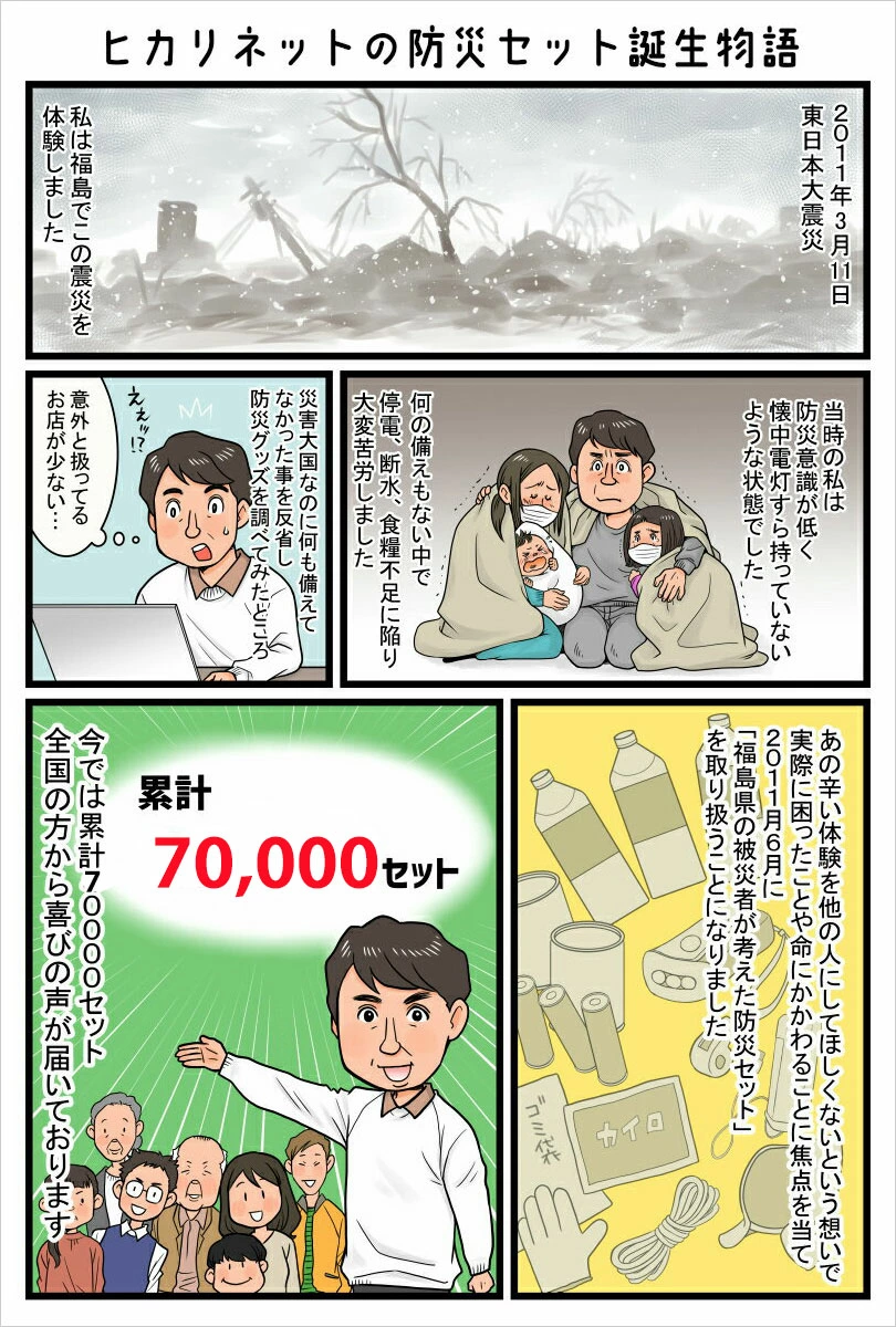 HIH防災グッズ誕生秘話