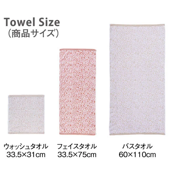 今治謹製　紋織タオル　タオルセット　ピンクの画像2