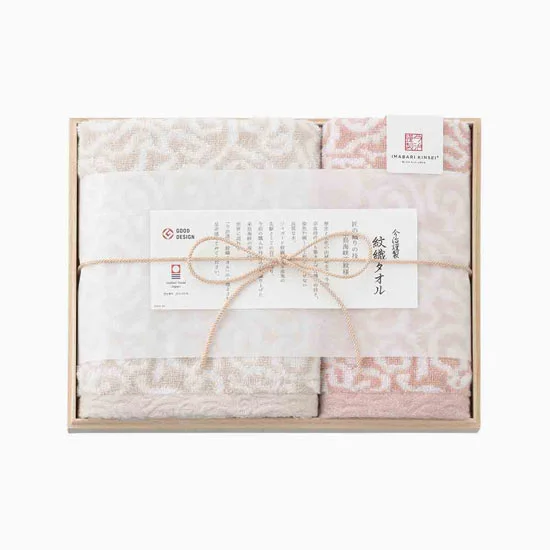 今治謹製　紋織タオル　タオルセット　ピンク