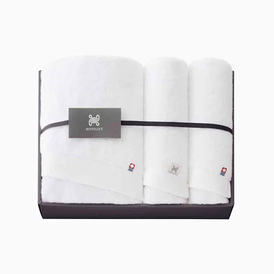 HOTELIST ホテル仕様 タオルセット ホワイト