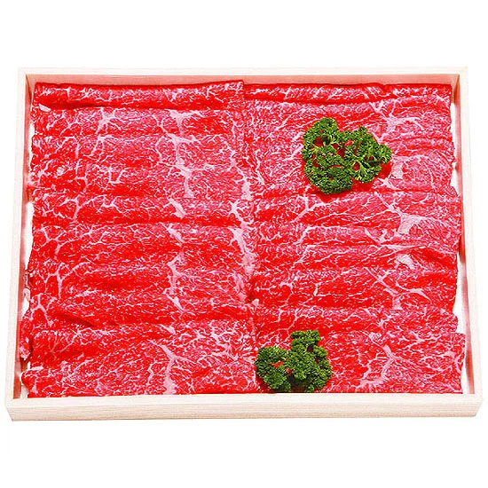 鹿児島県産黒毛和牛 モモ すき焼き･しゃぶしゃぶ用