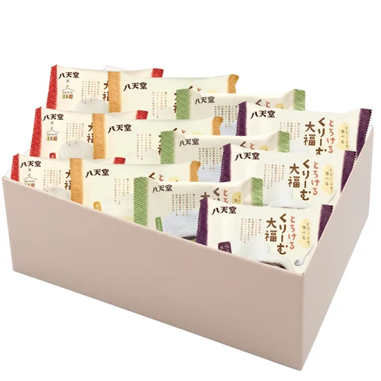 三原 八天堂 とろけるくりーむ大福 4種12個詰合せの画像2