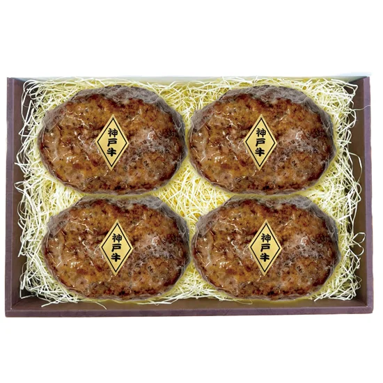 【父の日ギフト専用】神戸牛 ハンバーグ4個入の画像2