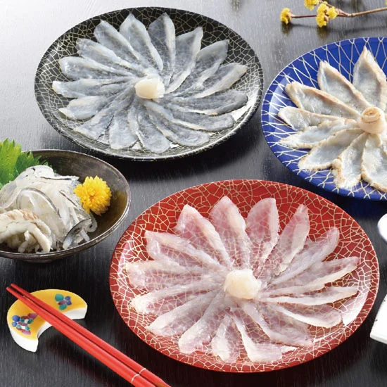 ふぐ刺身食べくらべ