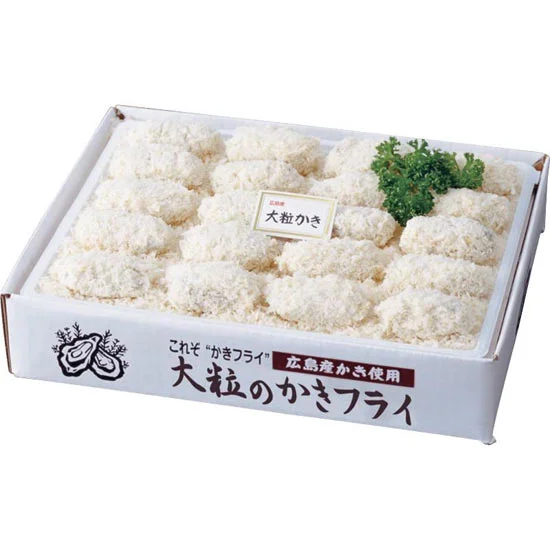 広島産大粒カキフライ20個