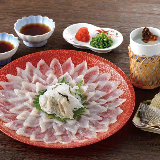 日高本店 とらふく刺身ｾｯﾄの画像1