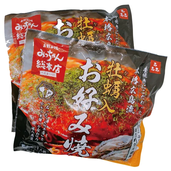 みっちゃん総本店 かなわの牡蠣入り お好み焼き2枚の画像2