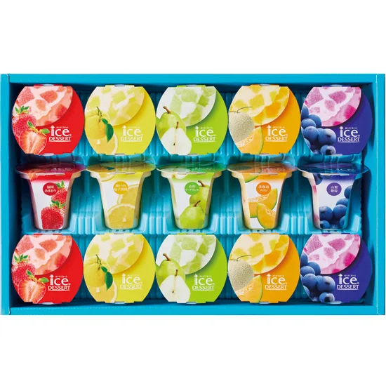 ひととえ 凍らせて食べる アイスデザート ~国産フルーツ入り~