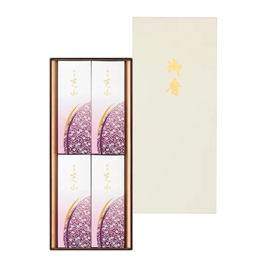 日本香堂 銘香芝山 進物4箱入