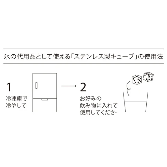 フローズンキューブ 二重タンブラーキューブ2個の画像2
