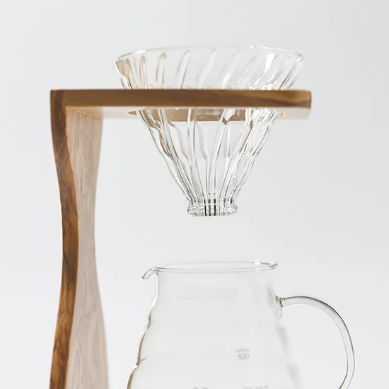 ハリオ  V60オリーブウッドスタンドセットの画像2