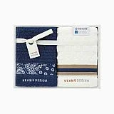 BEAMS DESIGN　フェイスタオル２Ｐ　ネイビー