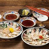 山賀 ふぐ・のどぐろ 炙り刺し味くらべセット