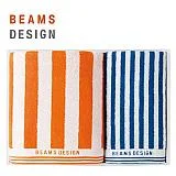 BEAMS DESIGN　ストライプバス＆フェイスタオルセット